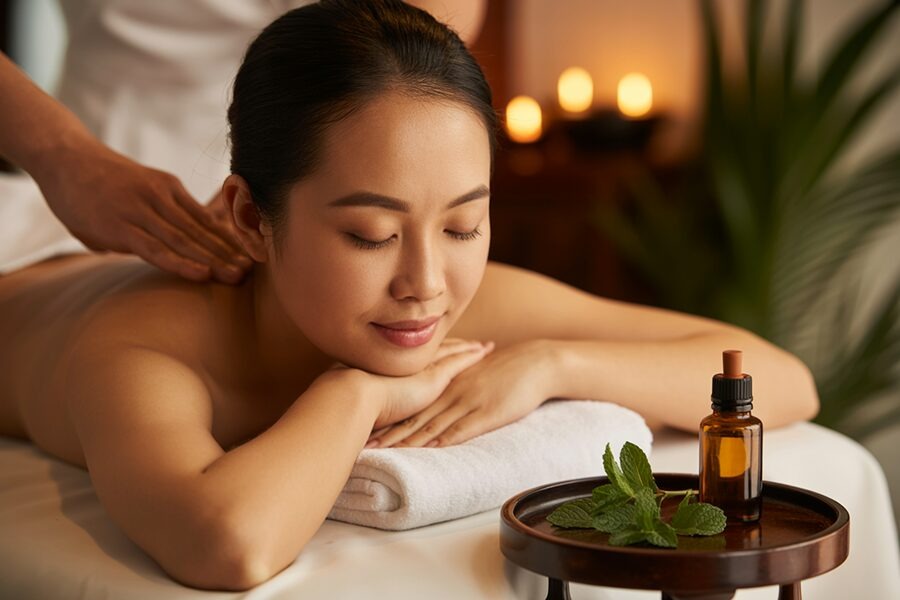 Massage da đầu giúp kích thích mọc tóc và giảm rụng tóc